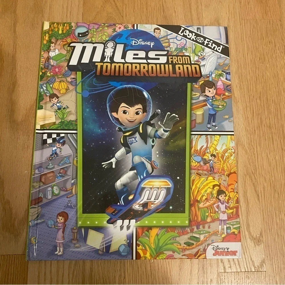 Disney Miles from Tomorrowland Hardcover Look and Find Book Kids